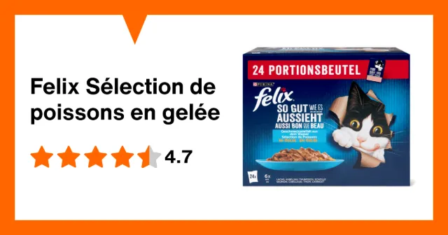 Produktbild zu Felix Sélection de poissons en gelée