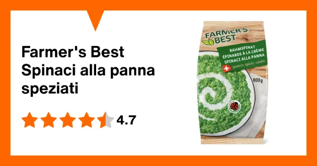 Image du produit Farmer's Best Spinaci alla panna speziati