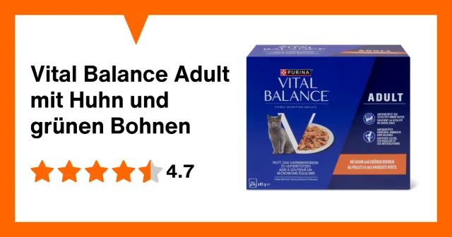 Produktbild zu Vital Balance Adult mit Huhn und grünen Bohnen