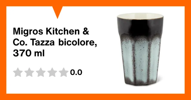 Produktbild zu Migros Kitchen & Co. Tazza bicolore, 370 ml