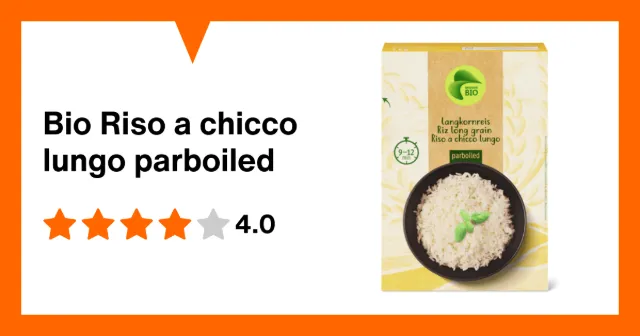Produktbild zu Bio Riso a chicco lungo parboiled