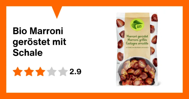 Image du produit Bio Marroni geröstet mit Schale