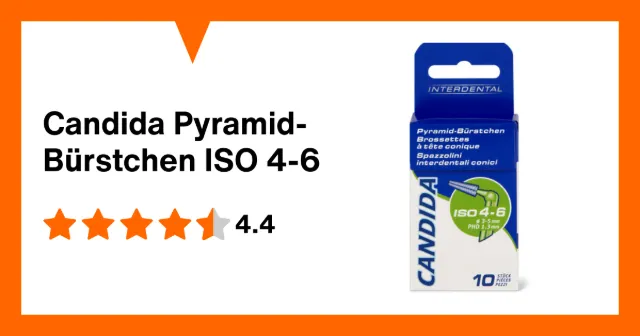 Produktbild zu Candida Pyramid-Bürstchen ISO 4-6