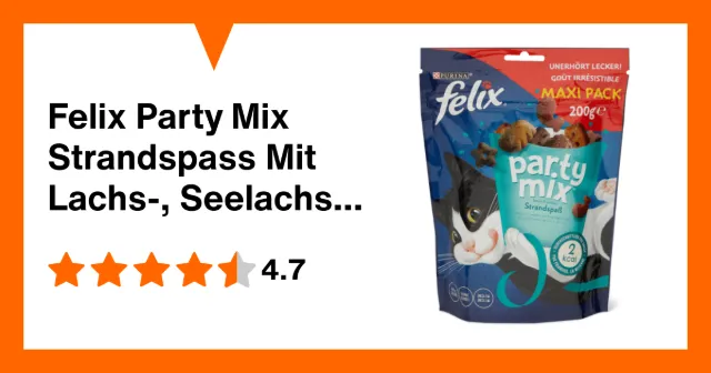 Immagine del prodotto Felix Party Mix Strandspass Mit Lachs-, Seelachs- und Forellengeschmack
