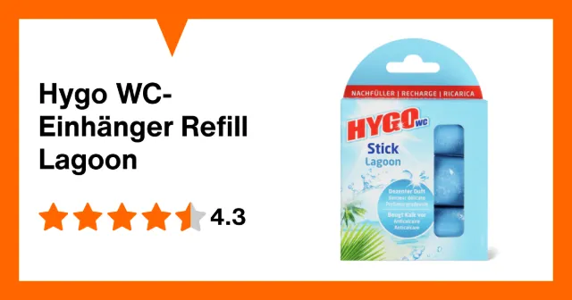 Produktbild zu Hygo WC-Einhänger Refill Lagoon