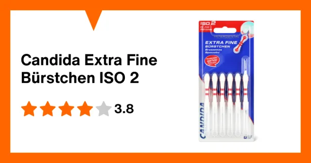 Produktbild zu Candida Extra Fine Bürstchen ISO 2