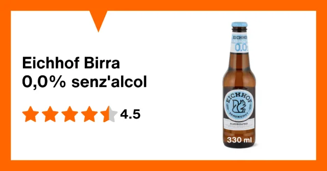 Immagine del prodotto Eichhof Birra 0,0% senz'alcol