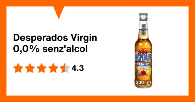 Immagine del prodotto Desperados Virgin 0,0% senz'alcol