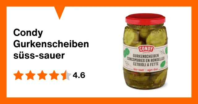 Image du produit Condy Gurkenscheiben süss-sauer