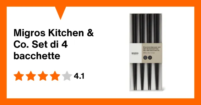 Image du produit Migros Kitchen & Co. Set di 4 bacchette