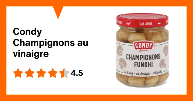 Immagine del prodotto Condy Champignons au vinaigre