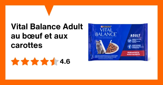 Produktbild zu Vital Balance Adult au bœuf et aux carottes