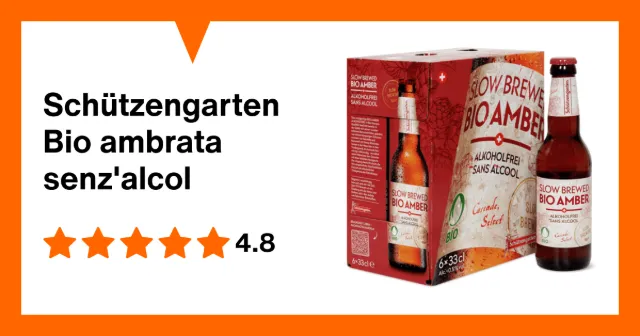 Produktbild zu Schützengarten Bio ambrata senz'alcol