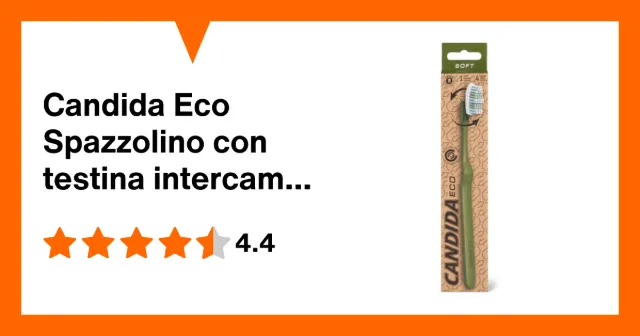 Immagine del prodotto Candida Eco Spazzolino con testina intercambiabile morbido