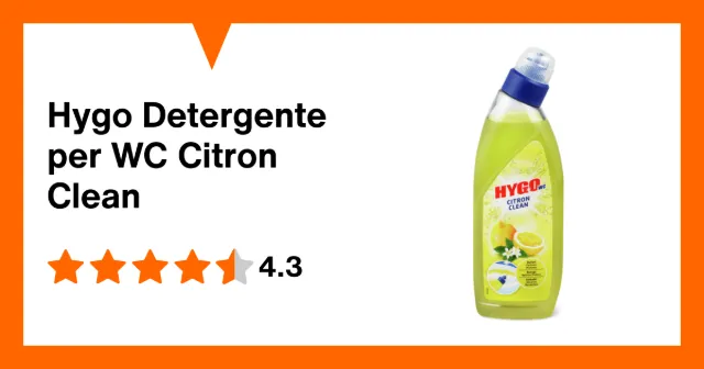 Produktbild zu Hygo Detergente per WC Citron Clean