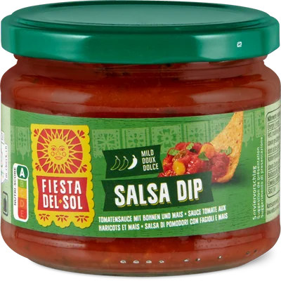 Image du produit Fiesta del Sol Salsa Dip mit Bohnen und Mais, mild