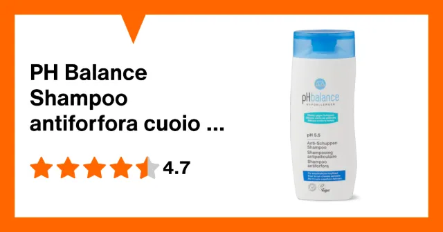 Immagine del prodotto PH Balance Shampoo antiforfora cuoio capelluto sensibile