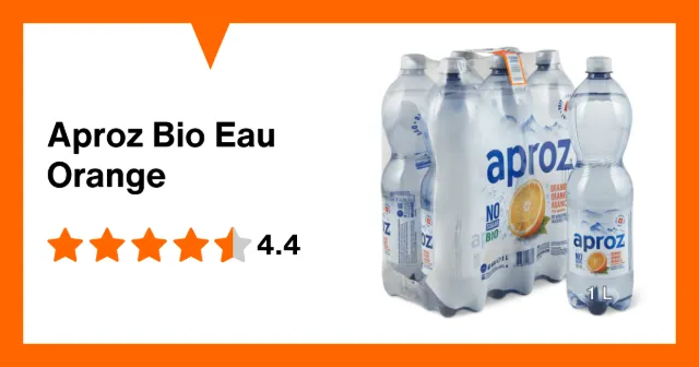 Image du produit Aproz Bio Eau Orange