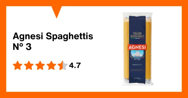 Image du produit Agnesi Spaghettis N° 3