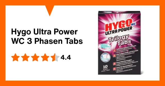 Produktbild zu Hygo Ultra Power WC 3 Phasen Tabs