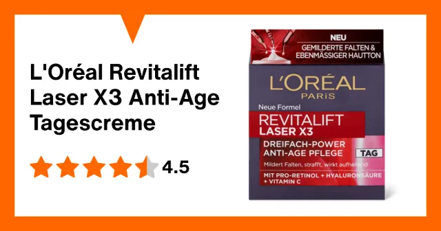 Image du produit L'Oréal Revitalift Laser X3 Anti-Age Tagescreme