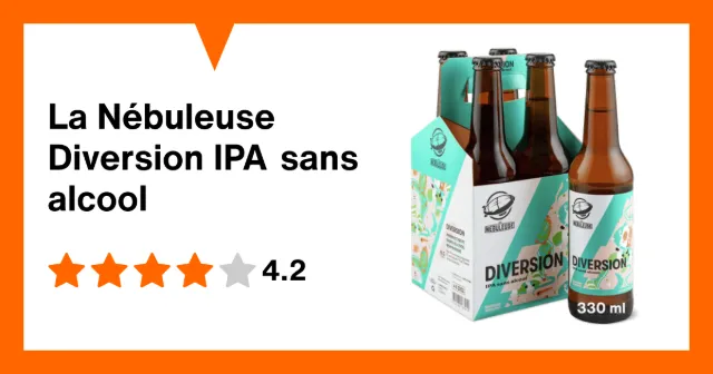 Image du produit La Nébuleuse Diversion IPA sans alcool