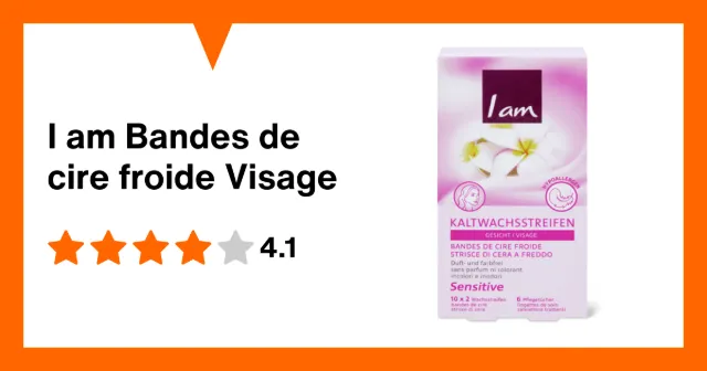 Image du produit I am Bandes de cire froide Visage