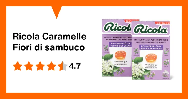 Image du produit Ricola Caramelle Fiori di sambuco
