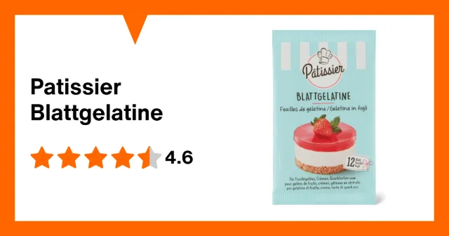 Immagine del prodotto Patissier Blattgelatine