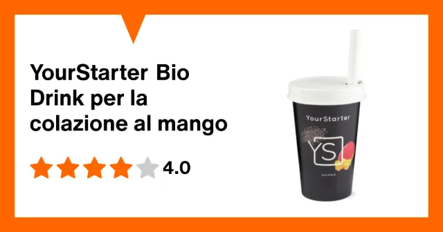 Immagine del prodotto YourStarter Bio Drink per la colazione al mango