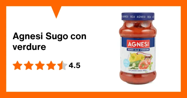 Produktbild zu Agnesi Sugo con verdure