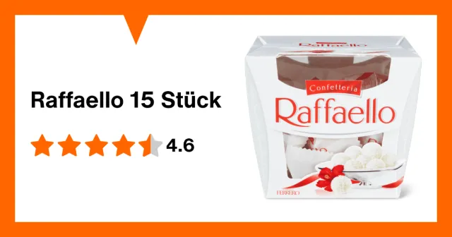 Image du produit Raffaello 15 Stück
