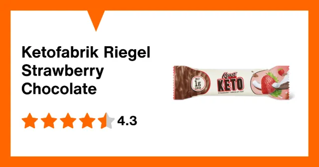Image du produit Ketofabrik Riegel Strawberry Chocolate