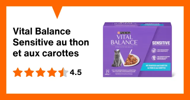 Produktbild zu Vital Balance Sensitive au thon et aux carottes