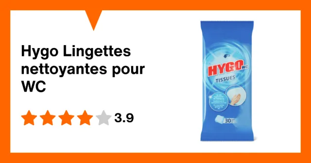 Produktbild zu Hygo Lingettes nettoyantes pour WC