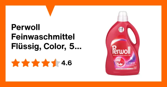 Produktbild zu Perwoll Feinwaschmittel Flüssig, Color, 52 Waschgänge