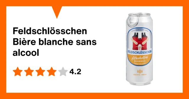 Image du produit Feldschlösschen Bière blanche sans alcool