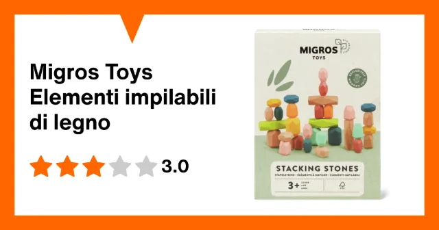 Immagine del prodotto Migros Toys Elementi impilabili di legno