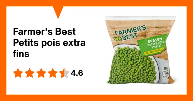 Produktbild zu Farmer's Best Petits pois extra fins
