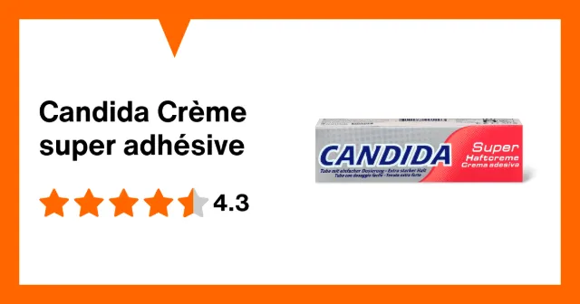 Image du produit Candida Crème super adhésive
