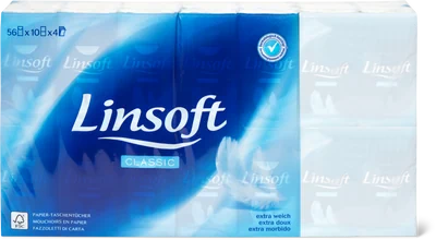 Immagine del prodotto Linsoft Fazzoletti di carta Classic 4 veli