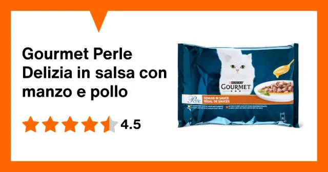 Immagine del prodotto Gourmet Perle Delizia in salsa con manzo e pollo