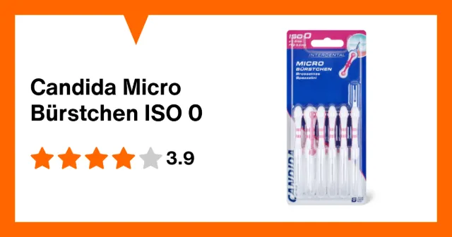 Produktbild zu Candida Micro Bürstchen ISO 0