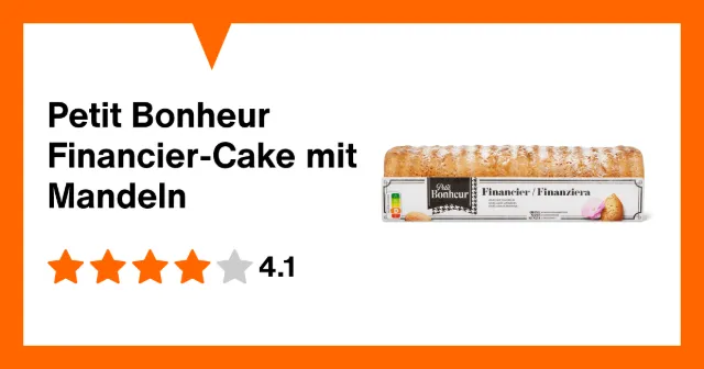 Immagine del prodotto Petit Bonheur Financier-Cake mit Mandeln