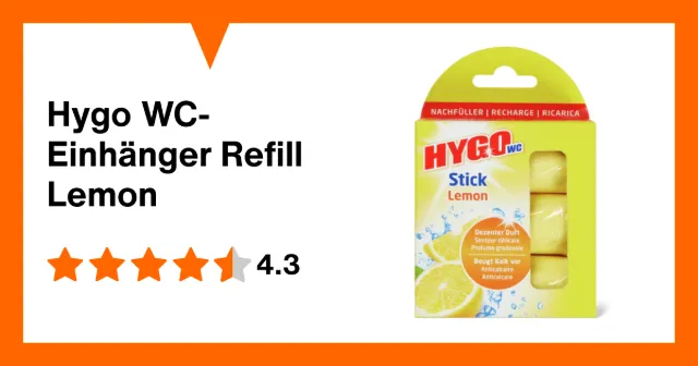 Produktbild zu Hygo WC-Einhänger Refill Lemon