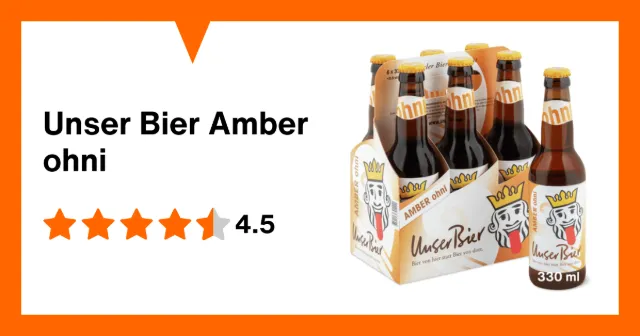 Produktbild zu Unser Bier Amber ohni
