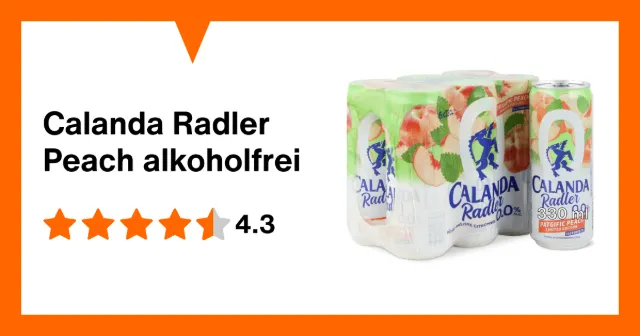 Image du produit Calanda Radler Peach alkoholfrei