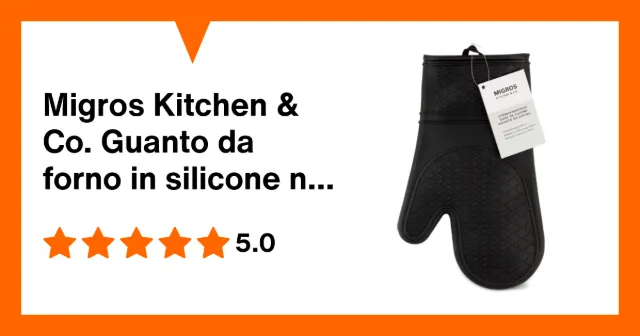 Image du produit Migros Kitchen & Co. Guanto da forno in silicone nero