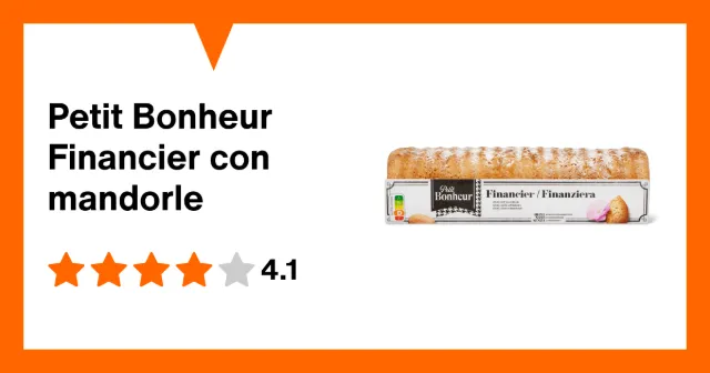 Immagine del prodotto Petit Bonheur Financier con mandorle
