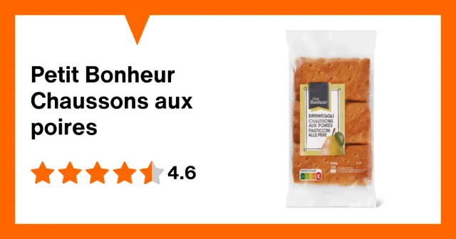 Image du produit Petit Bonheur Chaussons aux poires